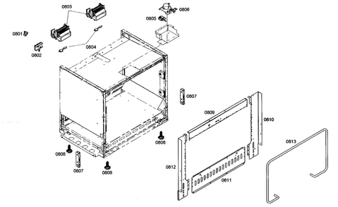 Ventilation Diagram and Parts List for PRD364EDHU03  Thermador Range