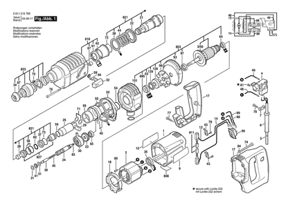 Part Location Diagram of 1615700037 Bosch Intermediate Flange