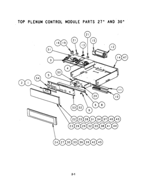 04 - TOP PLENUM Diagram and Parts List for S272T  Bosch Range