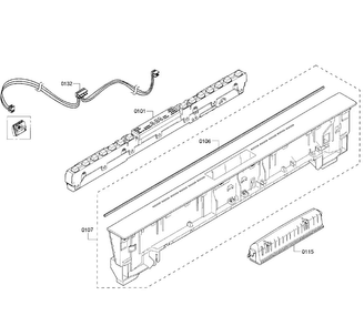 Part Location Diagram of 12010233 Bosch OPERATING MODULE PROGRAMMED
