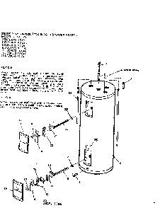 Part Location Diagram of 1511225 Maytag Water heater secondary anode