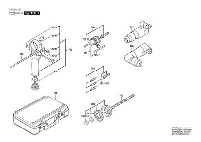 Part Location Diagram of 1619PB4323 Bosch Auxiliary Handle