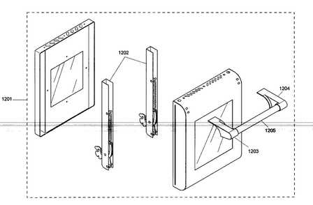Small Door Diagram and Parts List for PRG486EDG03  Thermador Range