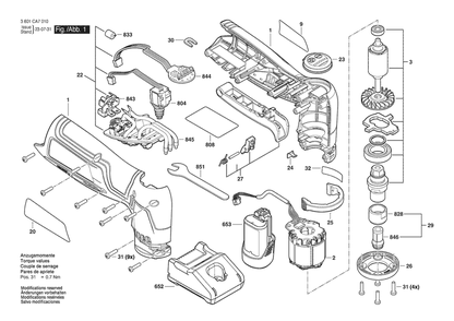 Part Location Diagram of 2607226567 Bosch Tool FAST CHARGER
