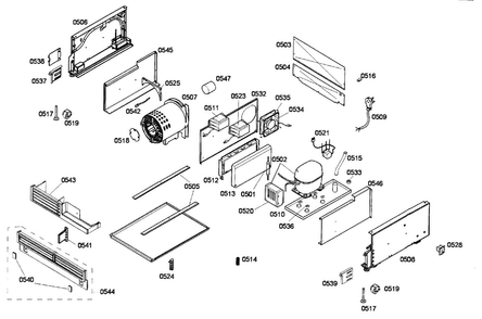 Compressor Diagram and Parts List for T24IR70NSP 35 Thermador Refrigerator