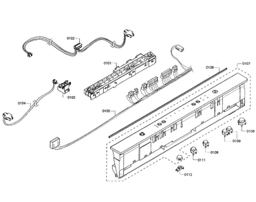 Part Location Diagram of 00705356 Bosch CONTROL UNIT