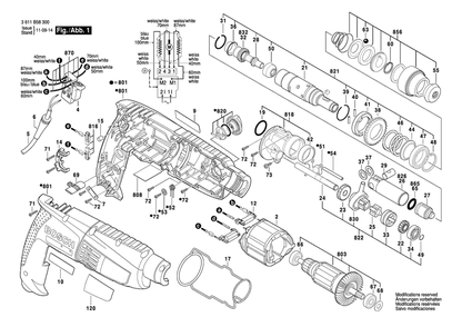 Part Location Diagram of 1619P07426 Bosch Tool RUBBER BUSHING