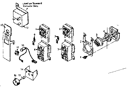 Functional Replacement Parts Diagram and Parts List for 153329210  Kenmore Water Heater