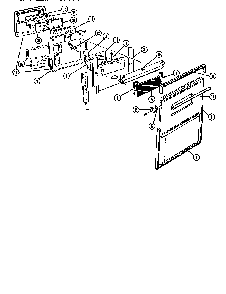 Msc3g Door Diagram and Parts List for MSC39  Thermador Range