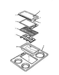 Griddle Diagram and Parts List for GSC30CVWC  Thermador Range