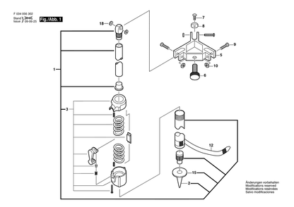 Part Location Diagram of 2610A10327 Bosch 1IN TRU-LOCK CLAMP ASSEMBLY