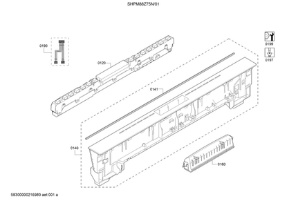 Part Location Diagram of 15000364 Bosch AUXILIARY TOOL