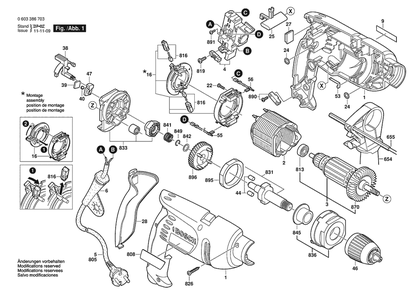 Part Location Diagram of 2601990027 Bosch Indexing Disk