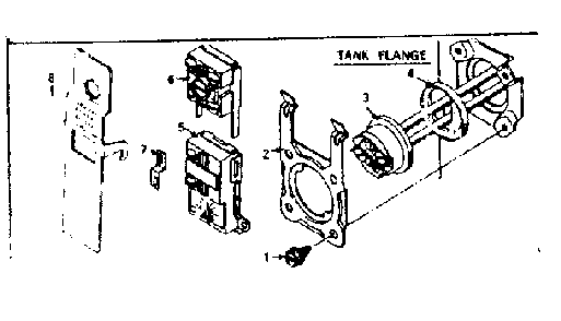 Functional Replacement Parts Diagram and Parts List for 15332041  Kenmore Water Heater