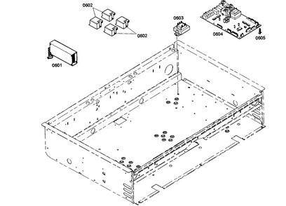 Pcbs Diagram and Parts List for PRD364ELHU02  Thermador Range