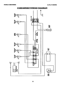Wiring Diagram Diagram and Parts List for CGBD48RSBX  Thermador Grill