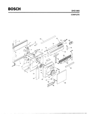 01 - COMPLETE Diagram and Parts List for DHD865  Bosch Range Hood