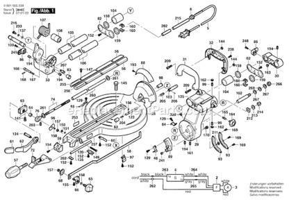 Part Location Diagram of 2610947520 Bosch Tool PIN