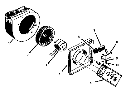 Cv2536 Integral Ventilator Diagram and Parts List for EIICV30  Thermador Cooktop