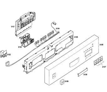 Part Location Diagram of 00445925 Bosch CONTROL UNIT