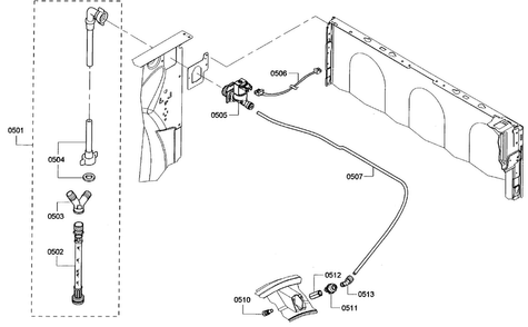Mist Assy Diagram and Parts List for WTVC853PUC 10 Bosch Dryer