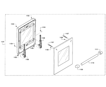 Part Location Diagram of 00649524 Bosch HINGE-DOOR