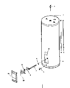 Replacement Parts Diagram and Parts List for 153313270  Kenmore Water Heater
