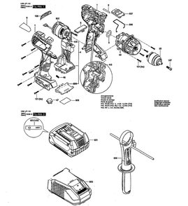 Part Location Diagram of 2609199916 Bosch Tool GEAR BOX