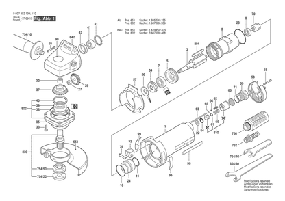Part Location Diagram of 3607030468 Bosch Bearing Flange