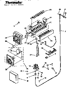 Series 05 All Models Diagram and Parts List for TSS42QBW  Thermador Refrigerator