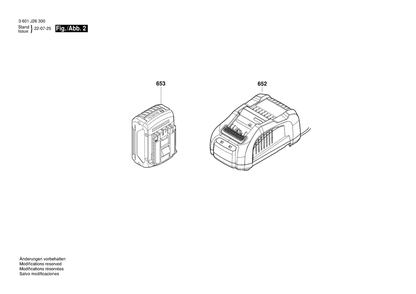 Diagram 2 Diagram and Parts List for GSC18V-16E 3 601 J26 300 Bosch Nibbler & Shears