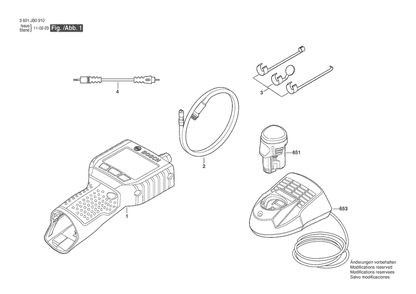 Part Location Diagram of 2610013763 Bosch Tool 9.5MM IMAGER