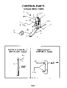 Control Diagram and Parts List for WD27QB  Thermador Warming Drawer