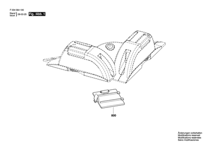 Diagram Diagram and Parts List for S2 F 034 064 015 Bosch Laser Level