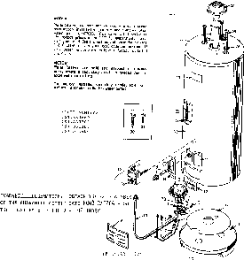 Replacement Parts Diagram and Parts List for 153331960  Kenmore Water Heater