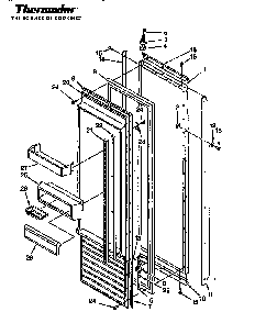 Series 05 Tss36qb,-42qb Diagram and Parts List for TSS42QBW  Thermador Refrigerator