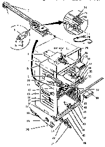 Body And Accessory Parts Diagram and Parts List for CMT231S  Thermador Microwave