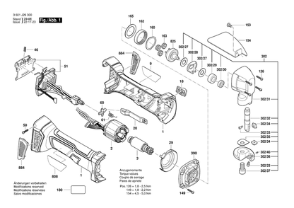 Part Location Diagram of 3602311049 Bosch Tool WASHER