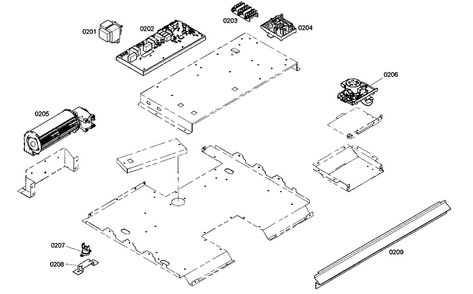 Pcb Assy Diagram and Parts List for M271ES01  Thermador Wall Oven