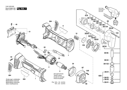 Part Location Diagram of 3600102050 Bosch Shim Ring