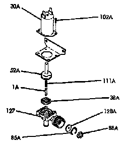 Section 5 Diagram and Parts List for CP10  Thermador Dishwasher