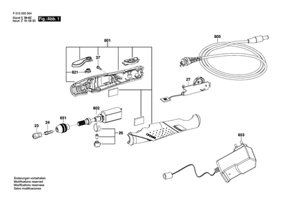Part Location Diagram of 2610Z09806 Dremel On-Off Switch