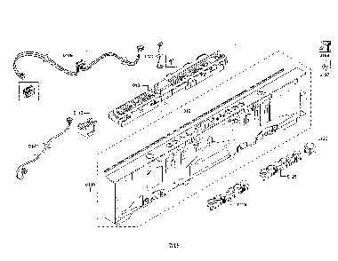 Part Location Diagram of 00775767 Bosch PANEL-FACIA