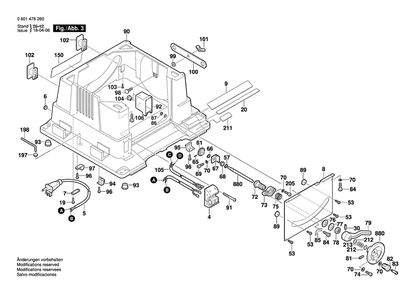 Part Location Diagram of 2610358846 Bosch Tool RUBBER FOOT