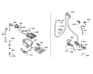 Pump Diagram and Parts List for WAT28400UC 06 Bosch Washer