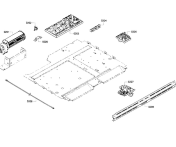 Pcb's Assy Diagram and Parts List for HBL5650UC 06 Bosch Wall Oven