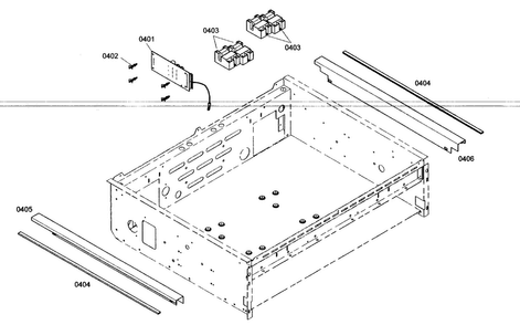 Pcb Assy Diagram and Parts List for PCG304E01  Thermador Cooktop