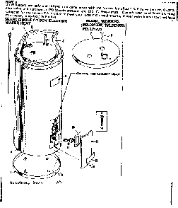 Non-functional Replacement Parts Diagram and Parts List for 153321352  Kenmore Water Heater