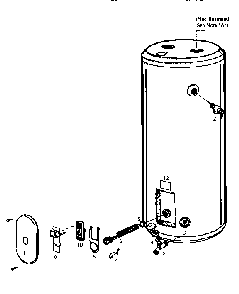 Kenmore Power Miser 8 Diagram and Parts List for 153325255  Kenmore Water Heater
