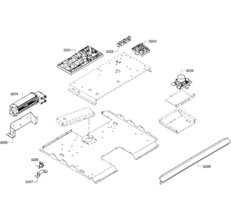 Pcb's Assy Diagram and Parts List for HBN3550UC 11 Bosch Wall Oven